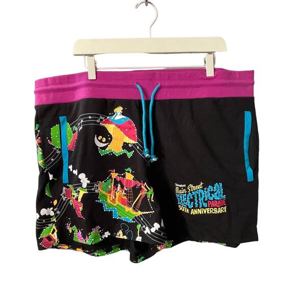 Disney Parks 50th Anniversary Main Street Electrical Parade Shorts Sz 1X - Picture 1 of 7